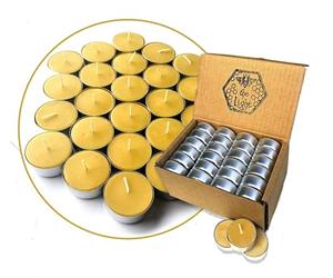 Beeswax Tea Light Candles x 24