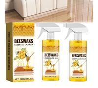 Beeswax Wood Polish Spray,120ml/4 Fl Oz Beeswax Essential Oil Wax,2026 New Bees Wax Furniture Polish and Cleaner,Natural Wood Polis-h Spray For Living Rooms,Kitchens,Furnishings and Wooden Floors