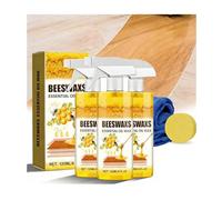 Beeswax Wood Polish Spray,Natural Micro-Molecularized Beeswax Spray, Bees Wax Furniture Polish and Cleaner,Beeswax Essential Oil Wax For Wood Floors, Furniture And Wooden Cabinet (3 Pcs)