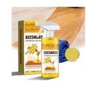 Beeswax Wood Polish Spray,Natural Micro-Molecularized Beeswax Spray, Bees Wax Furniture Polish and Cleaner,Beeswax Essential Oil Wax For Wood Floors, Furniture And Wooden Cabinet (1 Pcs)