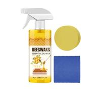 Beeswax Wood Spray - 120ml Natural Multifunctional Conditioner, Furniture Cleaner, Floor Shine Protector, Efficient Accessory Case Solution | for Living Room Indoor Tables Chairs House