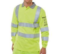 Beeswift ARC COMPLIANT SAT YELLOW POLO MED