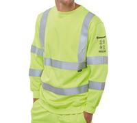 Beeswift ARC COMPLIANT SAT YELLOW SWEATSHIRT 5XL