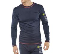 Beeswift ARC Compliant Long Sleeve T-Shirt Flame Retardant Navy Blue 4XL - CARC2