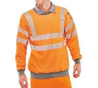 Beeswift ARC GO/RT High Visibility Sweatshirt Orange S CARC56ORS