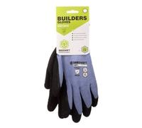 Beeswift Builders Multipurpose Latex Gloves 1 Pair Black L