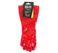 Beeswift B-Safe PVC Gauntlet 16” Red 16” (Pair)