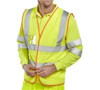 Beeswift BSafe Multipurpose High Visibility Vest Pre-pack