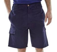 Beeswift Cargo Pocket Shorts Navy Blue 30 CLCPSN30