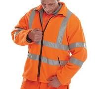 Beeswift Carnoustie Hi Vis Fleece Jacket Orange Medium CARFORM