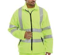 Beeswift Carnoustie Hi Vis Fleece Jacket Saturn Yellow Large