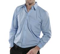 Beeswift Classic Long Sleeve Shirt Sky Blue 17.5 CSB17.5