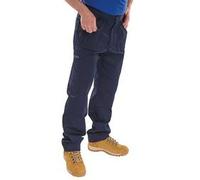 Beeswift Work Trousers Click Action Navy Blue 30T
