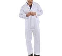Beeswift Boilersuit Click White Size 40
