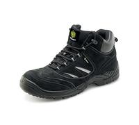 Beeswift Click Lace Up S1 Safety Trainer Boots 1Pr Black 10 CDDTBBL10