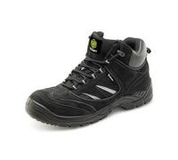 Beeswift Click Lace Up S1 Safety Trainer Boots 1Pr Black 10 CDDTBBL10