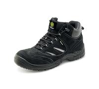 Beeswift Click Lace Up S1 Safety Trainer Boots 1Pr Black 9 CDDTBBL09