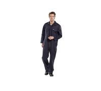 Beeswift Click Polycotton Boilersuit Navy Blue 34 Inch PCBSN34