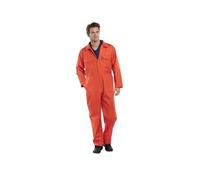 Beeswift Click Polycotton Boilersuit Orange 34 Inch PCBSOR34