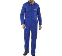Beeswift Click Polycotton Boilersuit Royal Blue 40 Inch PCBSR40