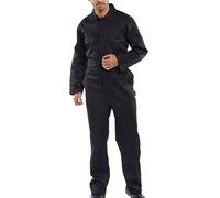 Beeswift Click Polycotton Regular Boilersuit Black 38 - RPCBSBL38