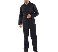 Beeswift Boilersuit Click Polycotton Regular Black Size 46