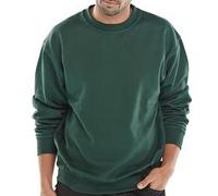 Beeswift Click Polycotton Sweatshirt Bottle Green L CLPCSBGL