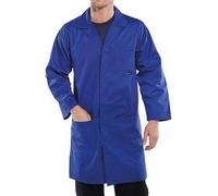 Beeswift PCWCR36 POLY COTTON WAREHOUSE COAT ROYAL BLUE 36 UK (46 EU)