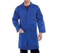 Beeswift PCWC Men's Polycotton Royal Blue Warehouse Coat (44")
