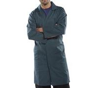 POLY COTTON WAREHOUSE COAT SPRUCE GREEN 34