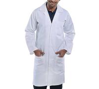 Beeswift Click Polycotton Warehouse Coat White Size 30 PCWCW30