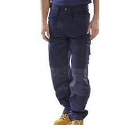 CLICK PREMIUM MULTI PURPOSE TROUSERS NAVY BLUE 36