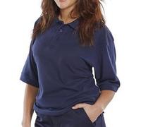 Beeswift Click Premium PK Short Sleeve Polo Shirt Navy Blue L CPPKSNL