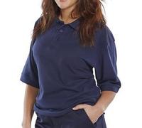 Beeswift Click Premium PK Short Sleeve Polo Shirt Navy Blue S