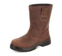 Beeswift Click S3 Pur Rigger Boots 1Pr Brown 7 CTF48BR07
