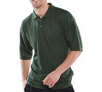 Beeswift Click Short Sleeve Polo Shirt Bottle Green S CLPKSBGS