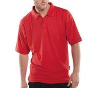 Beeswift Click Short Sleeve Polo Shirt Red M CLPKSREM