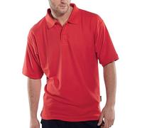 Beeswift Click Short Sleeve Polo Shirt Red S CLPKSRES