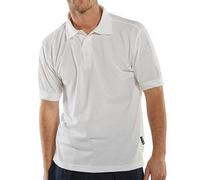 Beeswift Click Short Sleeve Polo Shirt White M CLPKSWM