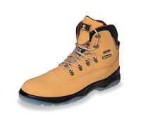 Beeswift Click Traders Dual Density PU 6 Inch Lace up S3 Safety Boots 1Pr Nubuck 7 CTF25NB07