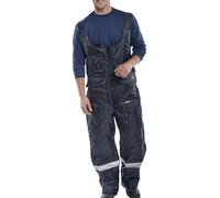 Beeswift Coldstar Freezer Bib Trouser Navy Blue Small CCFBTNS