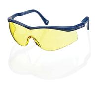 Beeswift Colorado Safety Spectacles Yellow Lens Blue Frame BBCSS2Y