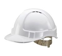 BBrand Comfort Vented Safety Helmet White - BBVSHW