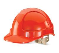 Beeswift - Comfort Vented Safety Helmet - Work Hat - ABS Shell, Lightweight, Terry Towelling Sweatband, Webbing Harness - Hard Hats Construction, Hard Hat, Safety Helmets for Men and Women - 1 Helmet