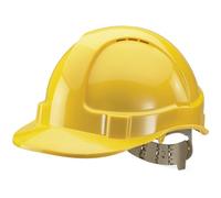 Beeswift - Comfort Vented Safety Helmet - Work Hat - ABS Shell, Lightweight, Terry Towelling Sweatband, Webbing Harness - Hard Hats Construction, Hard Hat, Safety Helmets for Men and Women - 1 Helmet