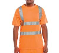 Beeswift Crew Neck High Visibility T-Shirt Orange 5XL BSCNTSENOR5xL
