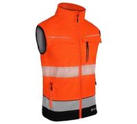 Beeswift Deltic Hi-vis Gilet Two-tone or BL XL