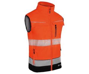 Beeswift Deltic High Visibility Gilet Two-Tone Orange/Black 2XL