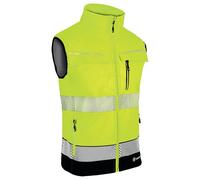 Beeswift Deltic High Visibility Gilet Two-Tone Saturn Yellow/Navy Blue 4XL BSDBWTTSYN4XL
