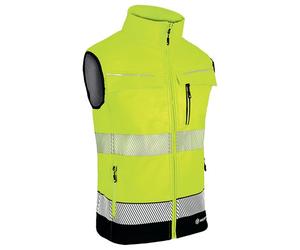 Beeswift Deltic High Visibility Gilet Two-Tone Saturn Yellow/Navy Blue XL BSDBWTTSYNXL